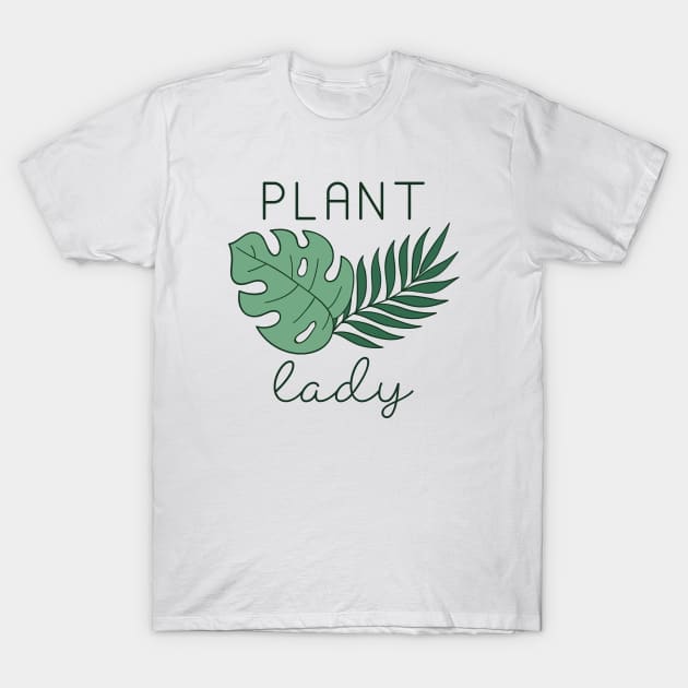 Plant Lady T-Shirt by LuckyFoxDesigns